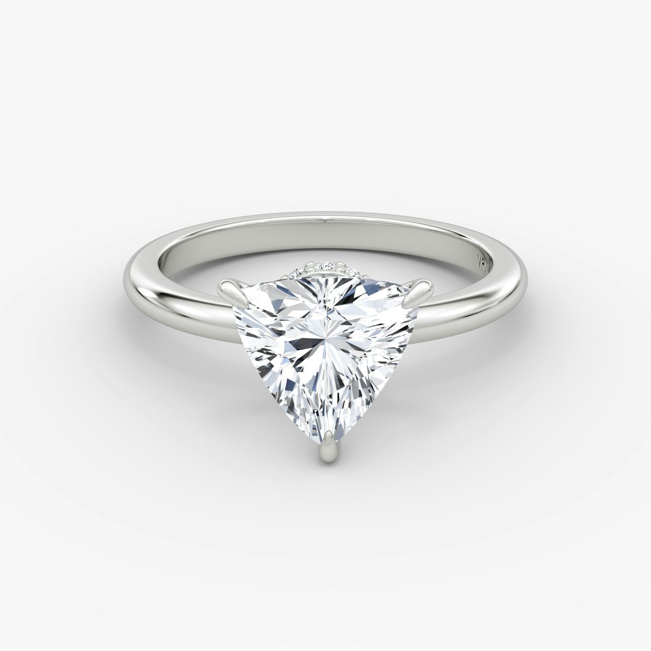 Trillion cut Diamond Engagement Ring