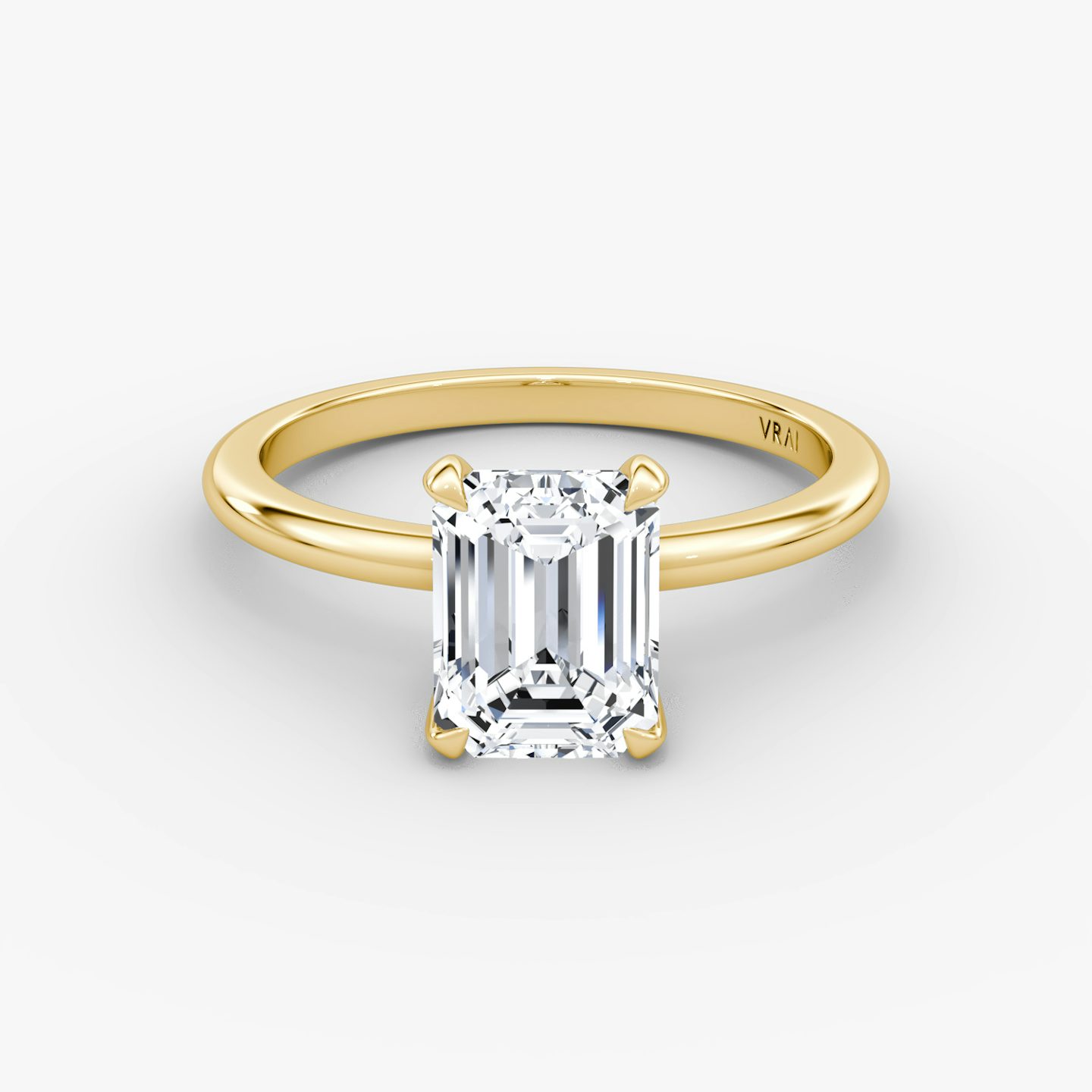 Classic | Emerald | 18k | 18k Gelbgold | Ringbreite: Standard | Ring: Schlicht | Diamantausrichtung: vertical | Karatgewicht: Gesamtbestand ansehen