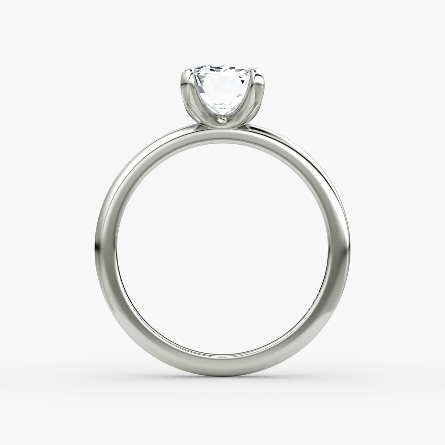 Classic | Emerald | Platin | Ringbreite: Standard | Ring: Schlicht | Diamantausrichtung: vertical | Karatgewicht: Gesamtbestand ansehen