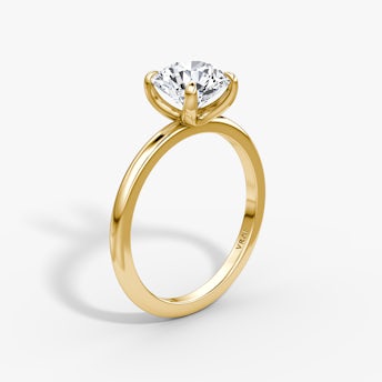 Couple Rings with VRAI Created Diamonds