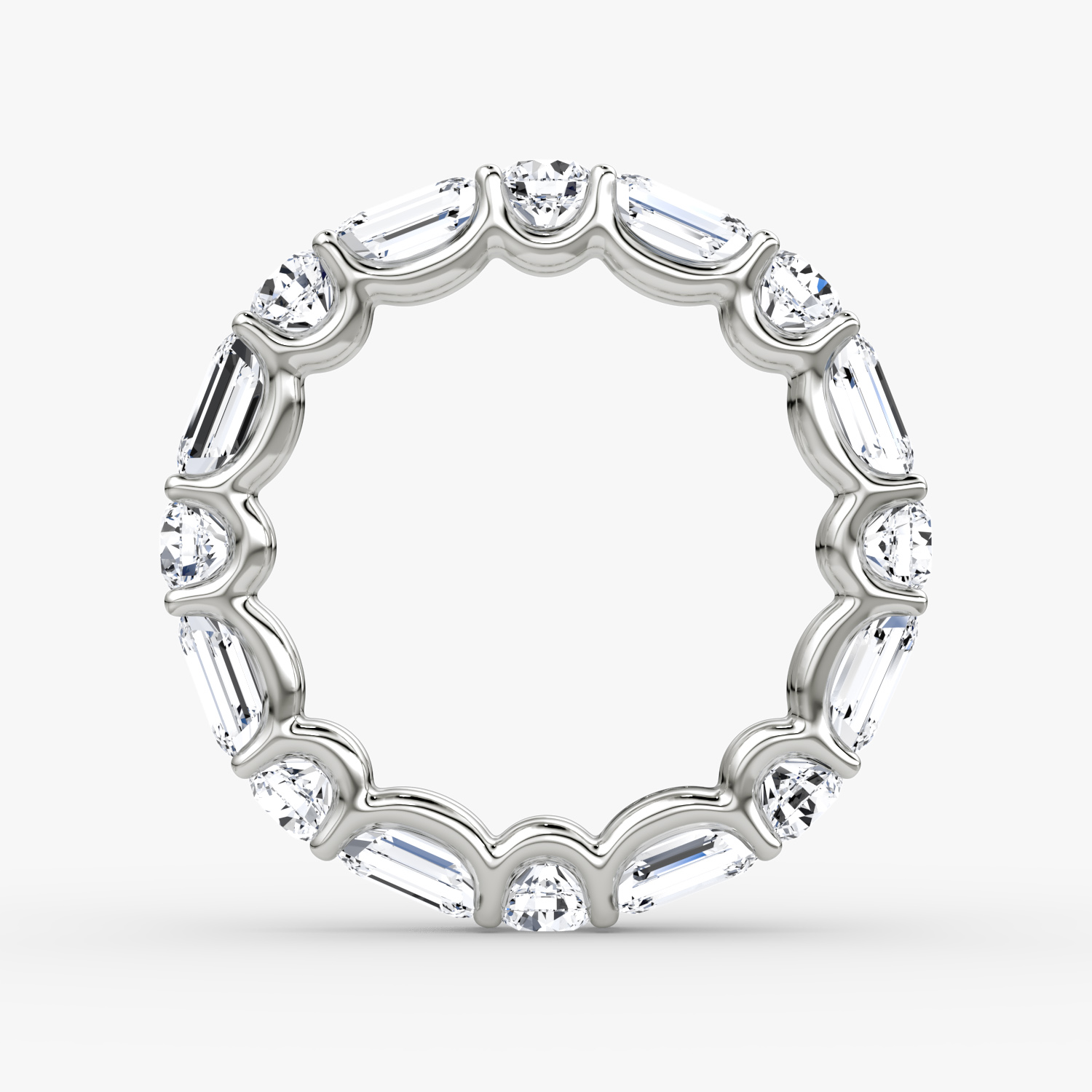 Alternating Shapes Eternity Band - thumbnail 10