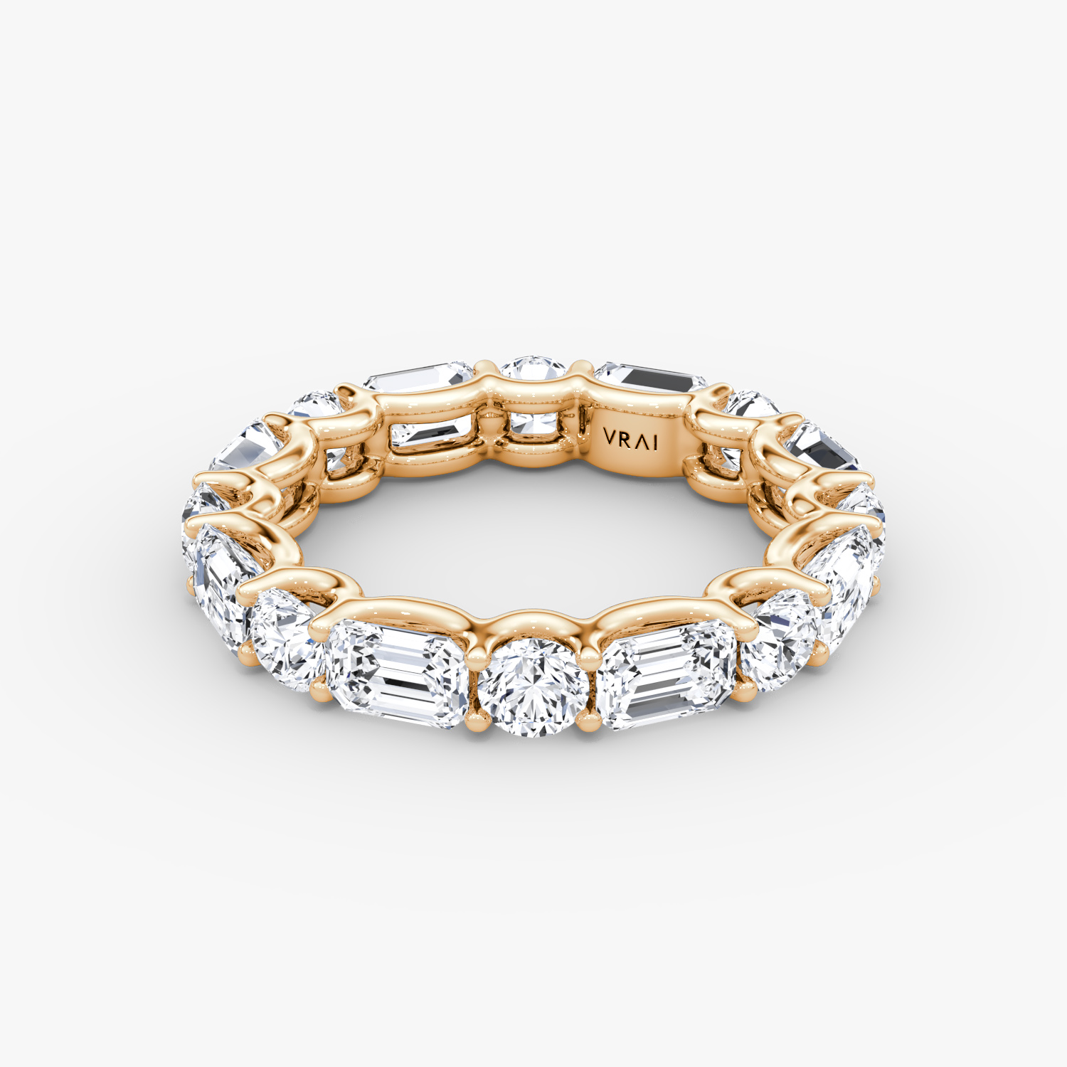 Alternating Shapes Eternity Band