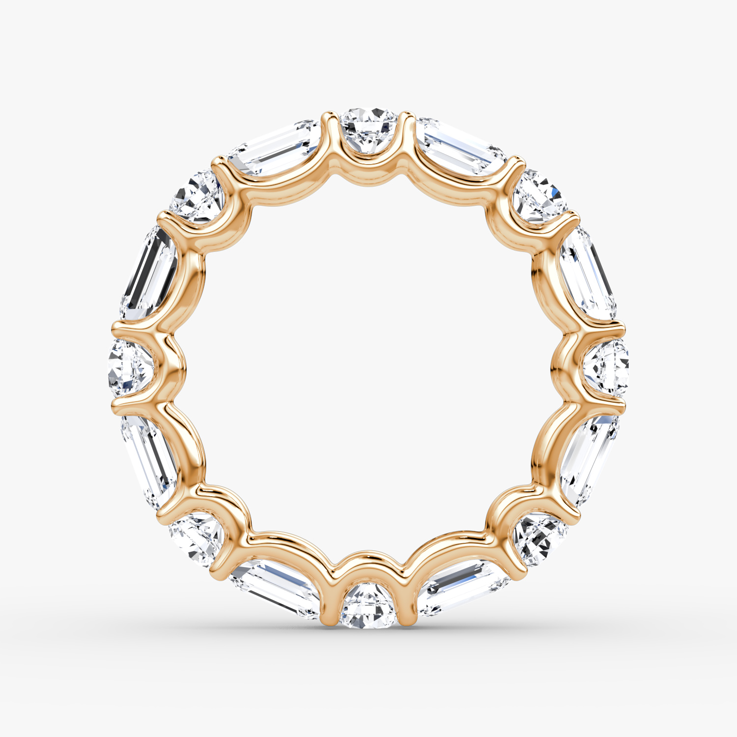 Alternating Shapes Eternity Band - thumbnail 5