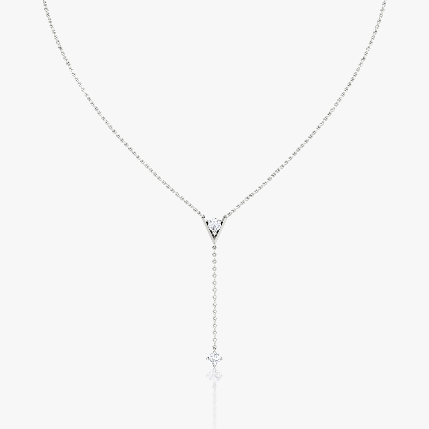 Teardrop Necklace with Lariat