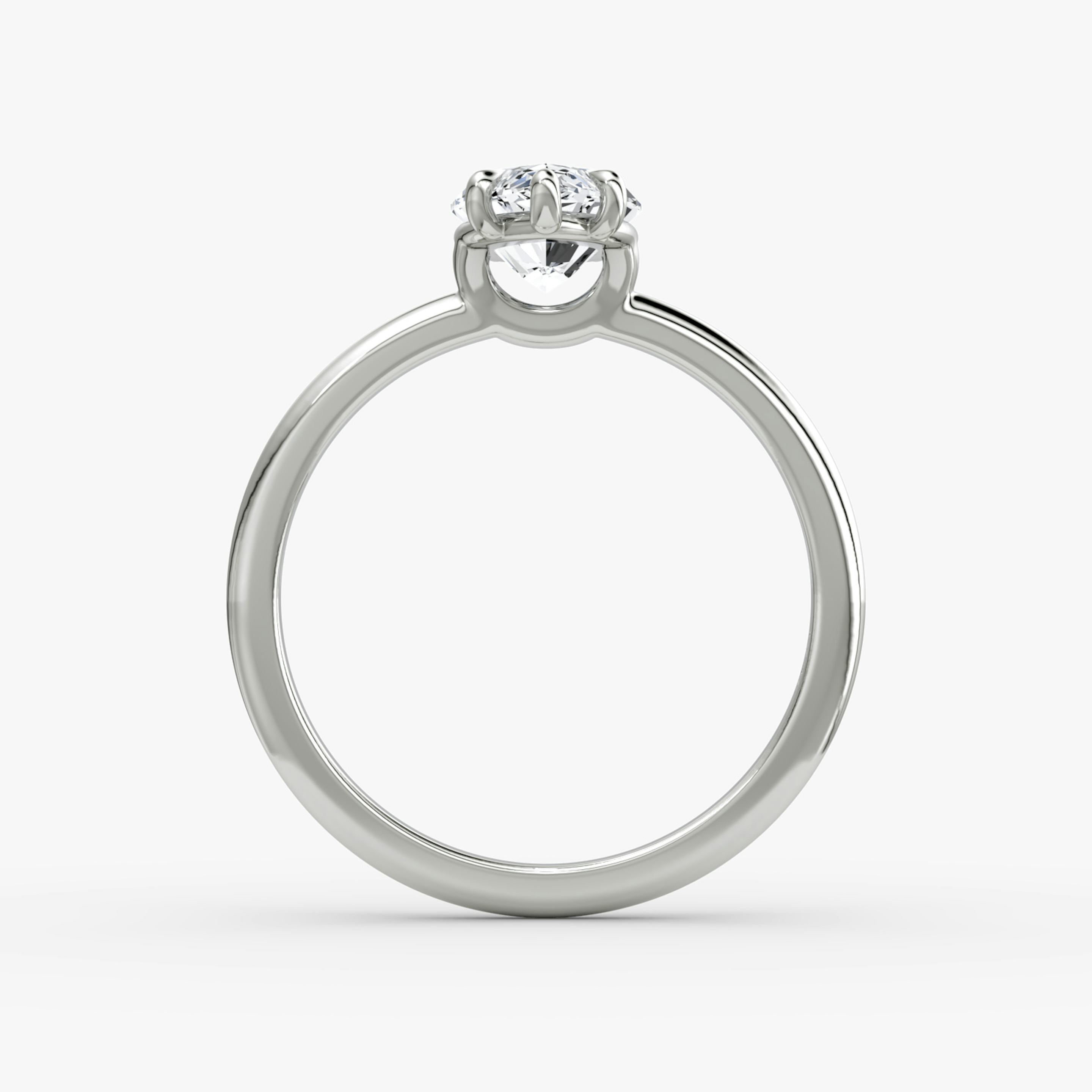 The Signature | Pavé Marquise | Platinum | Band width: Standard | Band: Plain | Setting style: Plain | Diamond orientation: vertical | Carat weight: See full inventory