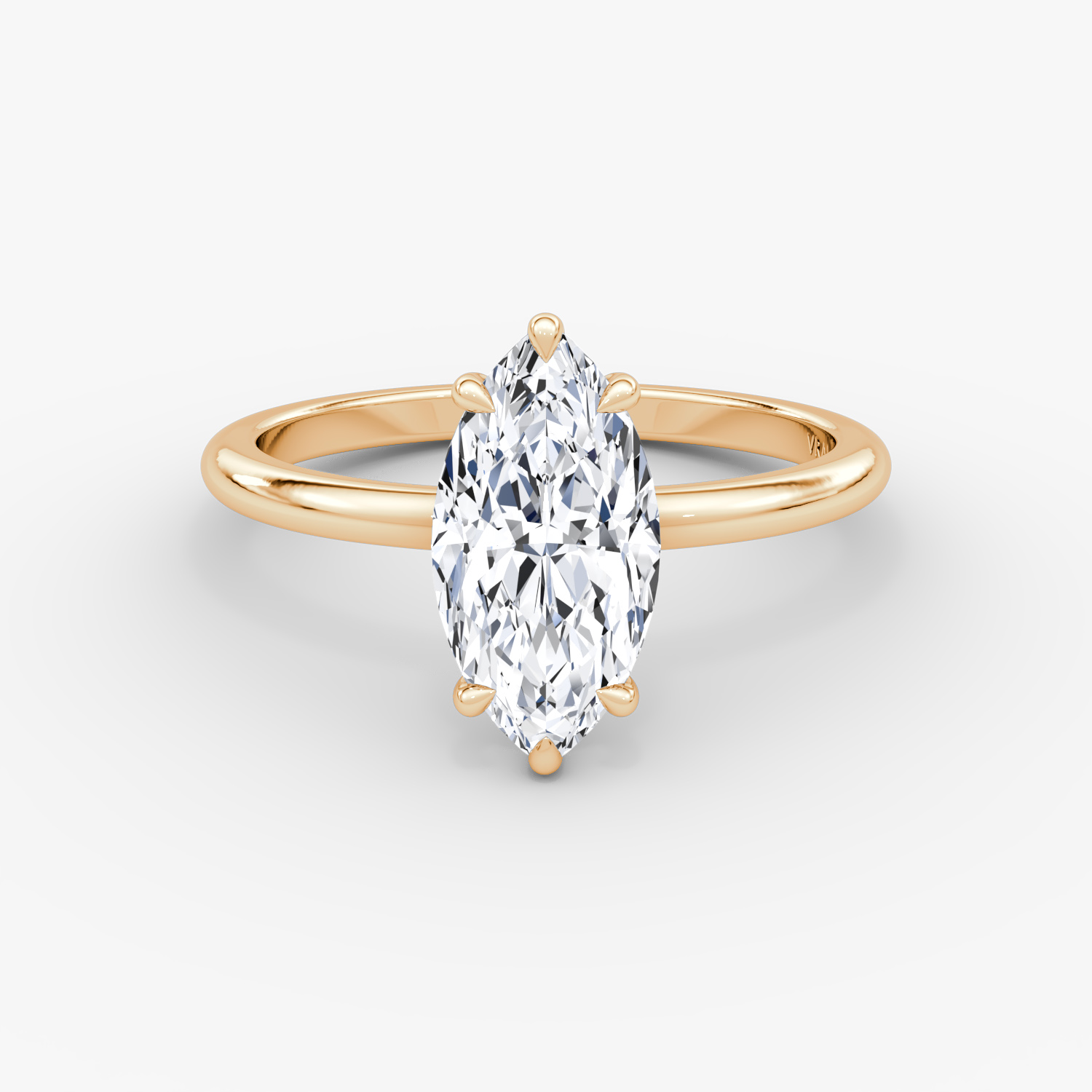 Signature Marquise Engagement Ring | 14k Rose Gold