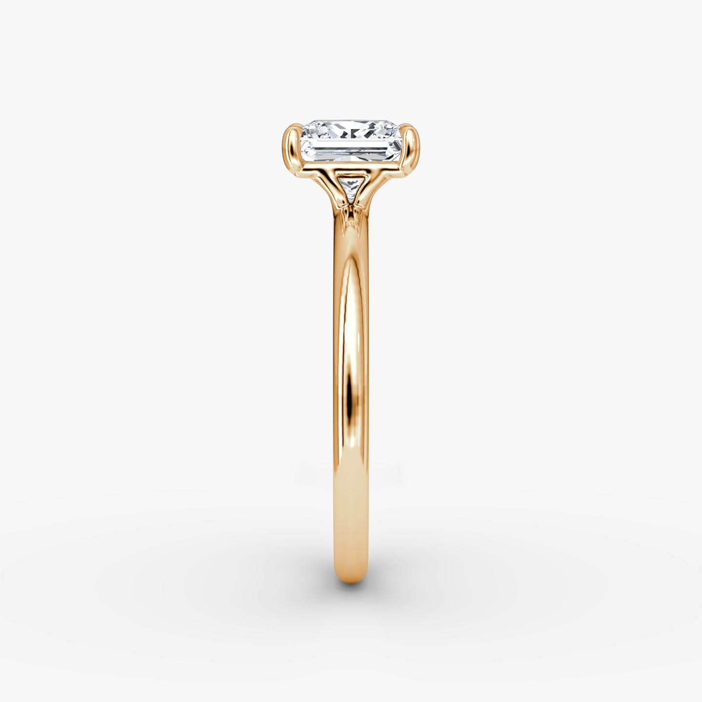 The Signature | Princess | 14k | 14k Rose Gold | Band width: Standard | Band: Plain | Setting style: Plain | Diamond orientation: vertical | Carat weight: See full inventory