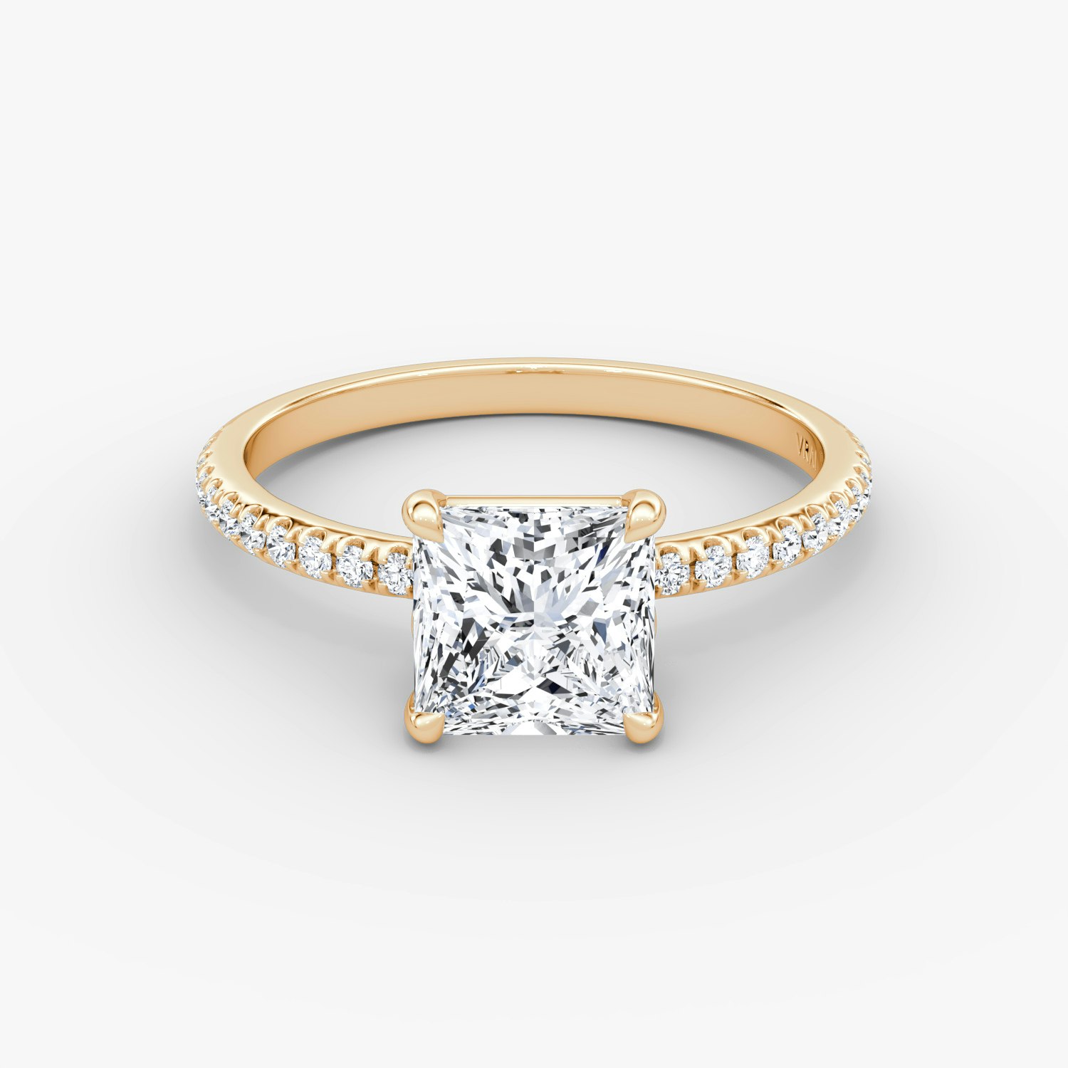 Signature Princess Engagement Ring | 14k Rose Gold