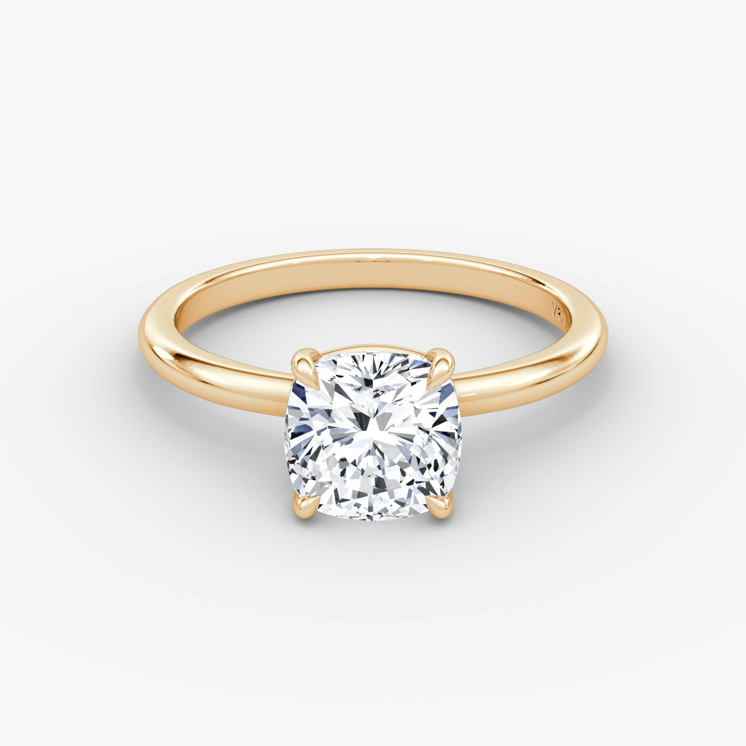 Signature Cushion Engagement Ring | 14k Rose Gold