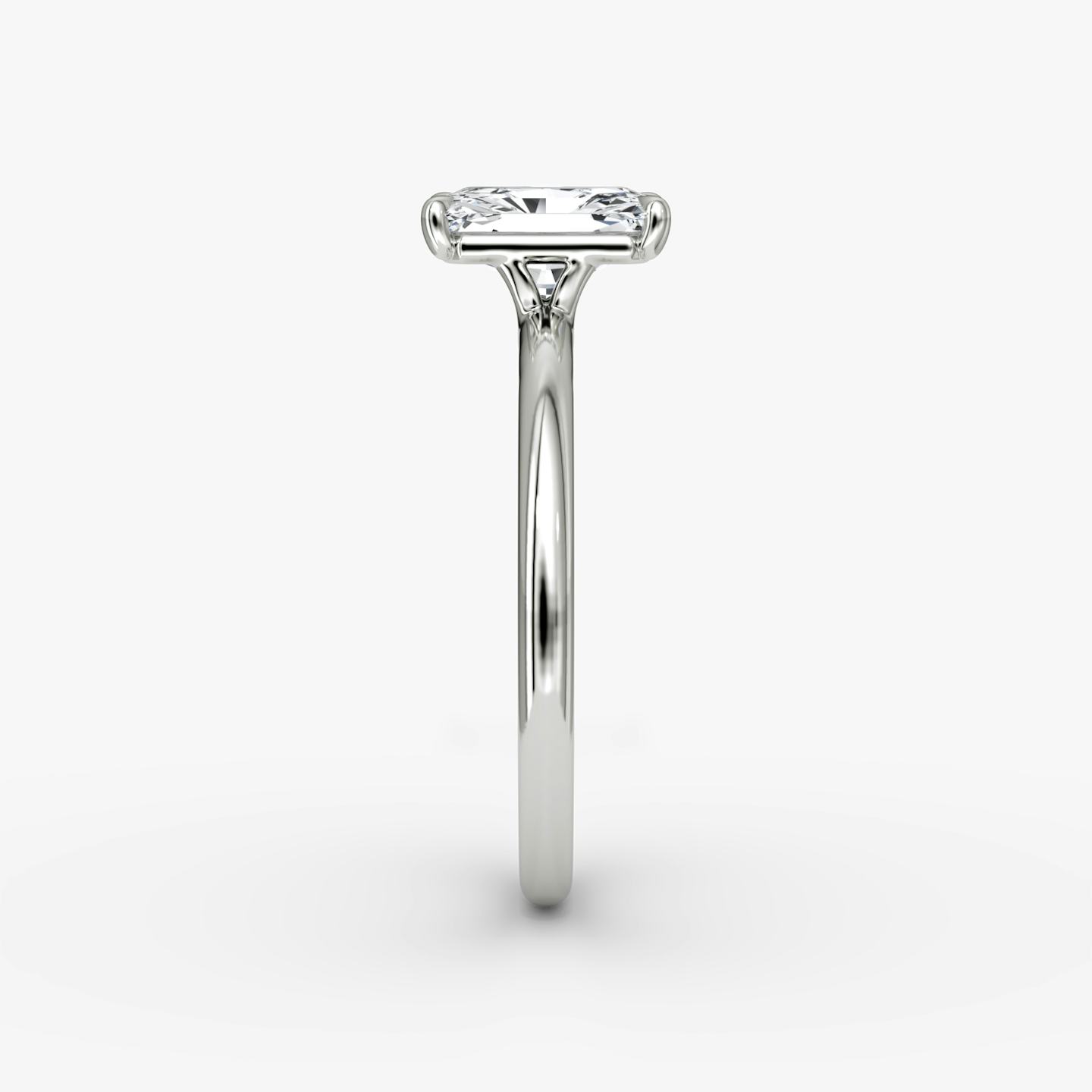 The Signature | Radiant | Platinum | Band width: Standard | Band: Plain | Setting style: Plain | Diamond orientation: vertical | Carat weight: See full inventory