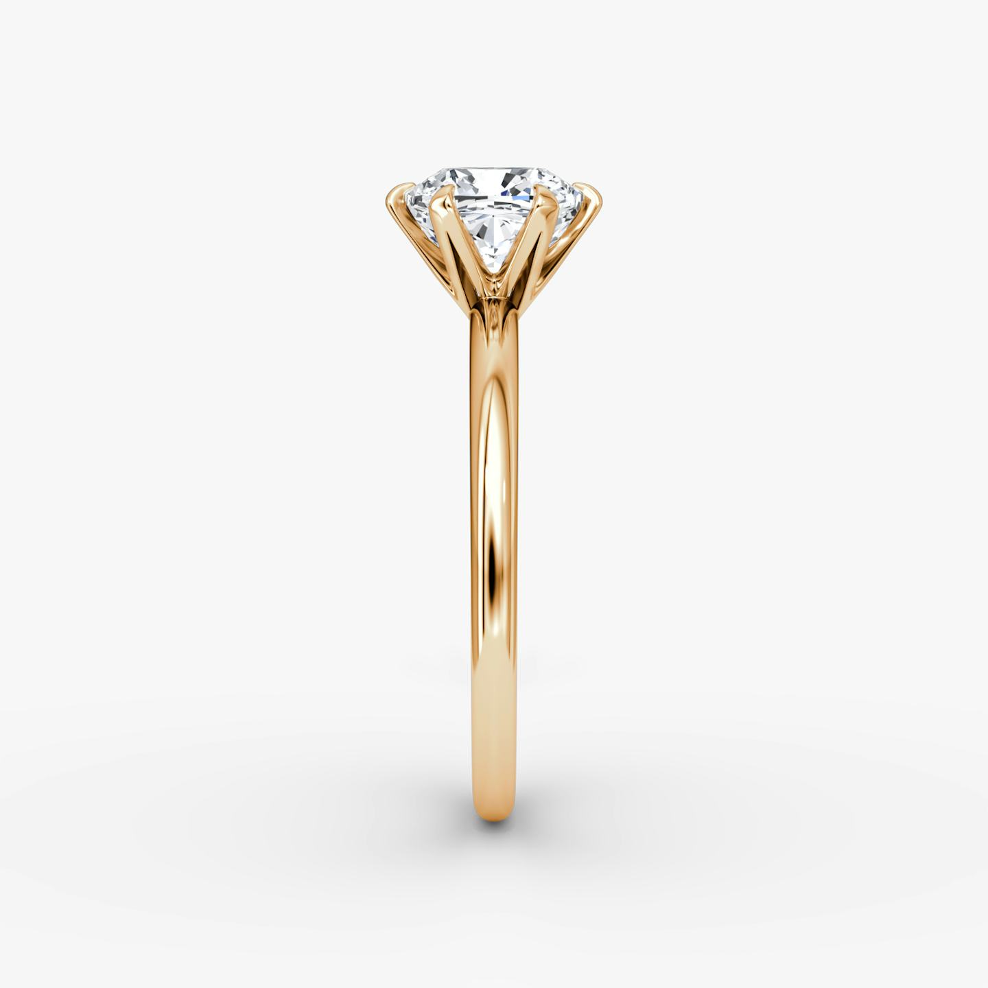The V | Pavé Cushion | 14k | 14k Rose Gold | Band: Plain | Diamond orientation: vertical | Carat weight: See full inventory