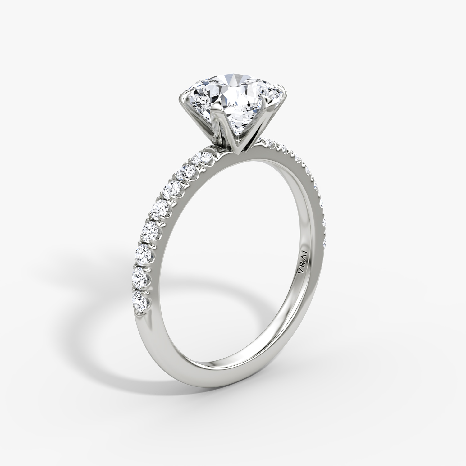 Anillo de compromiso corte cushion clearance