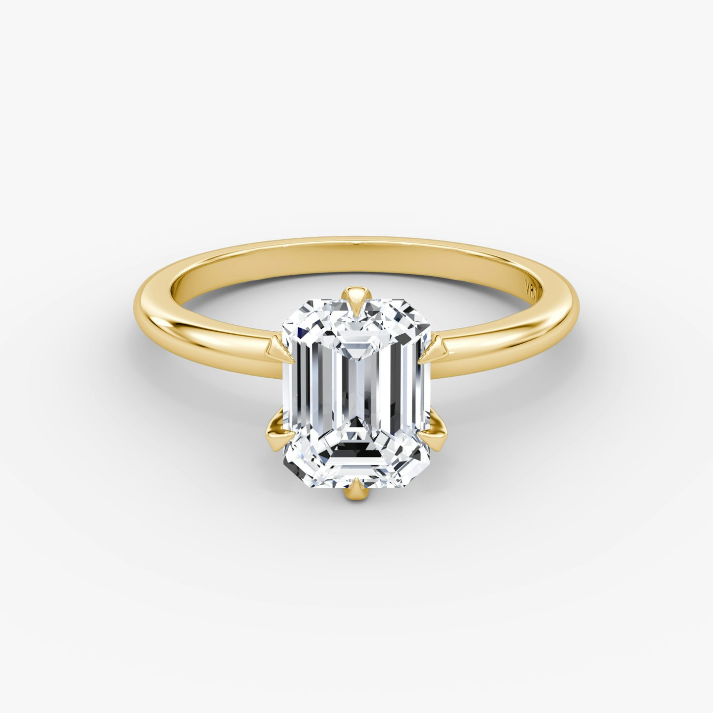 V | Emerald | 18k | 18k Gelbgold | Ring: Schlicht | Diamantausrichtung: vertical | Karatgewicht: Gesamtbestand ansehen