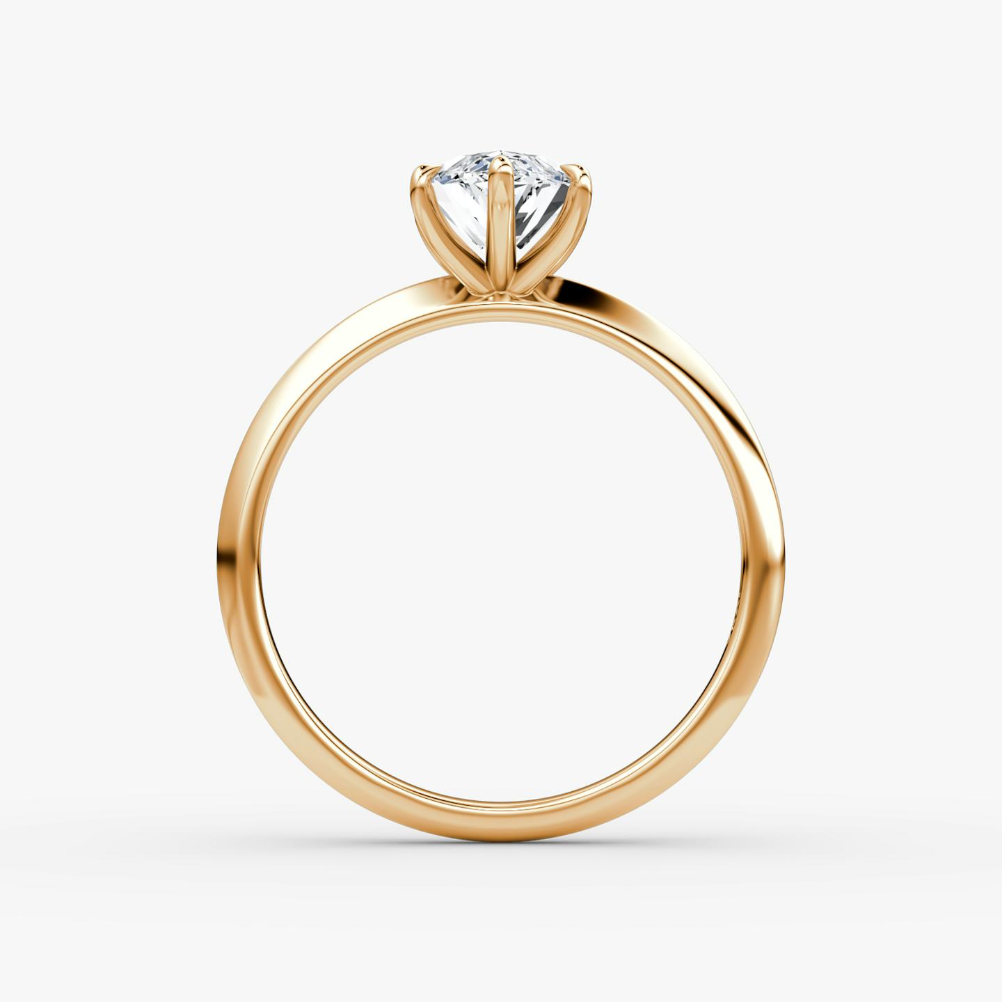 The Knife-Edge | Pavé Marquise | 14k | 14k Rose Gold | Band: Plain | Setting style: Plain | Diamond orientation: vertical | Carat weight: See full inventory