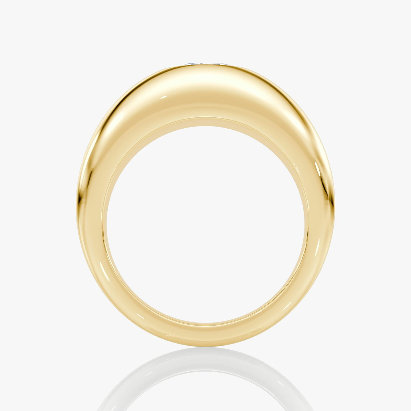 Dome Ring | Oval | 14k | 18k Gelbgold