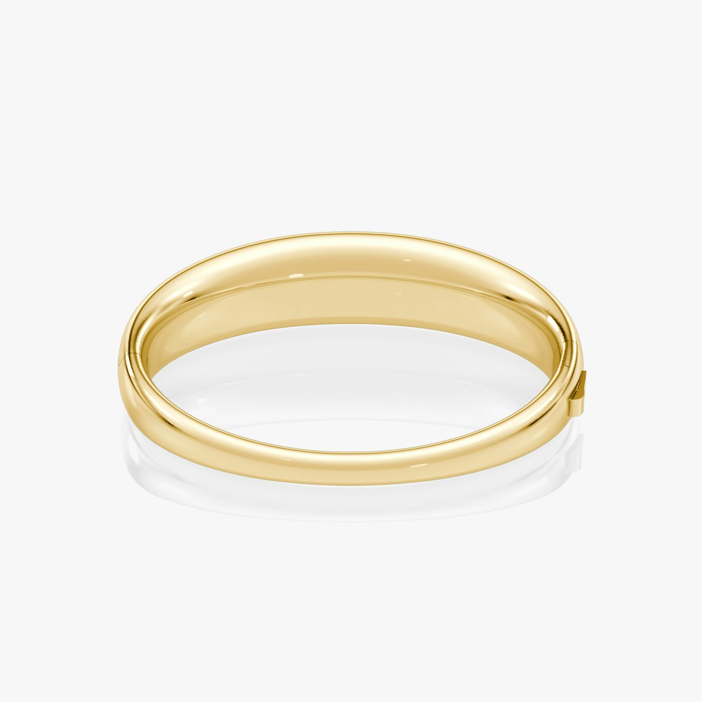 Bracelet Dome Cuff | Losange + Cerf-Volant | 14k | Or jaune 18 carats | Taille: Large