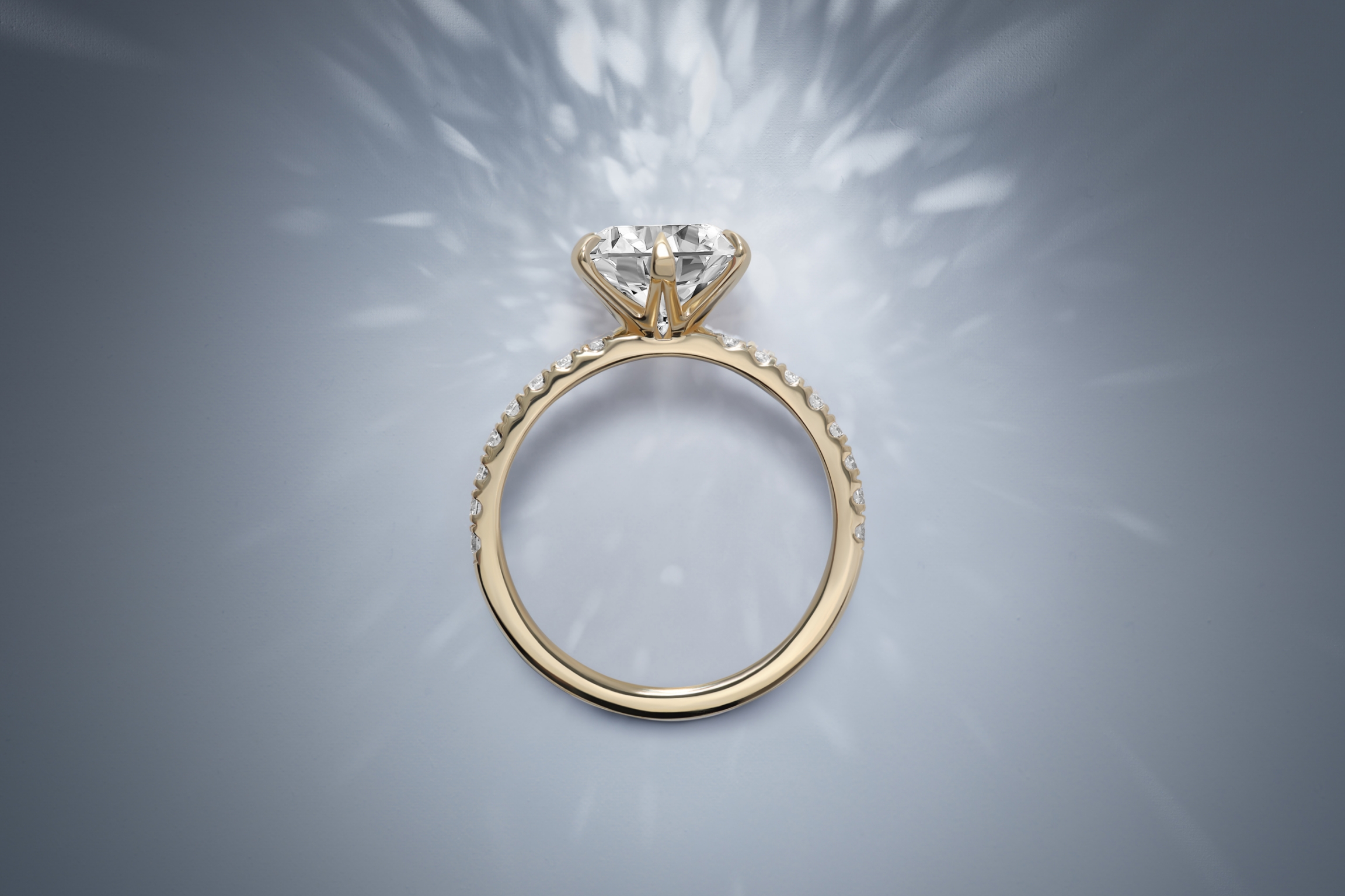 The Tiffany® Setting Engagement Ring in 18k Yellow Gold