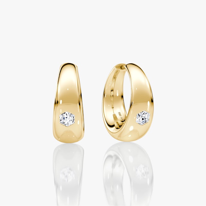 undefined Hexagon | Yellow Gold
