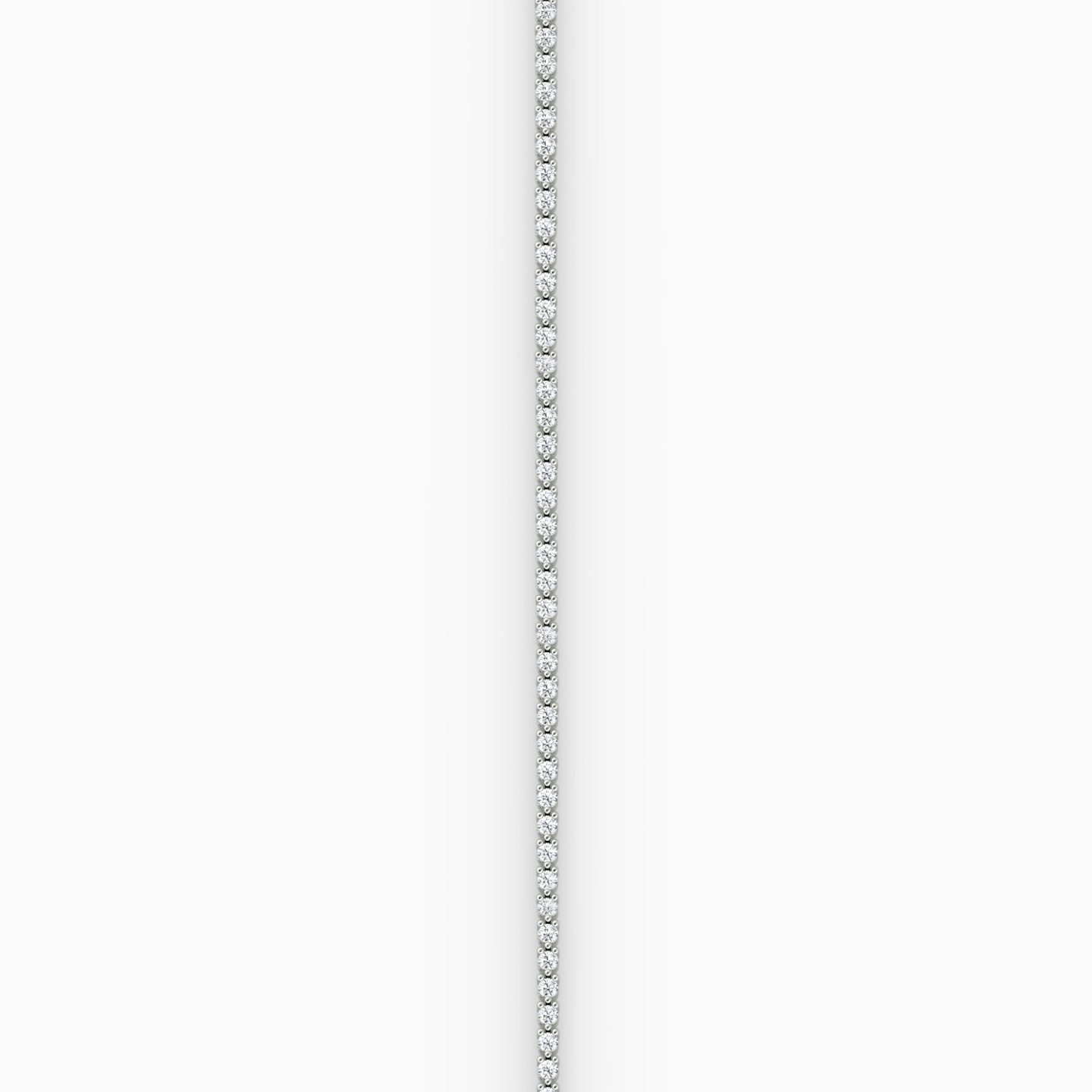 Tiny Tennis Bracelet | Round Brilliant | 14k | 18k White Gold | Diamond size: Original | Chain length: 6