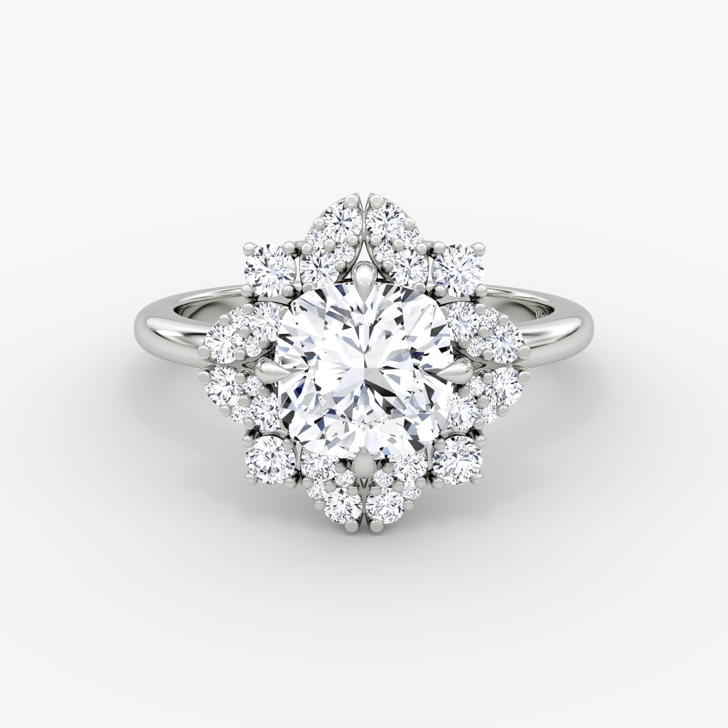 Carnation Cushion Ring