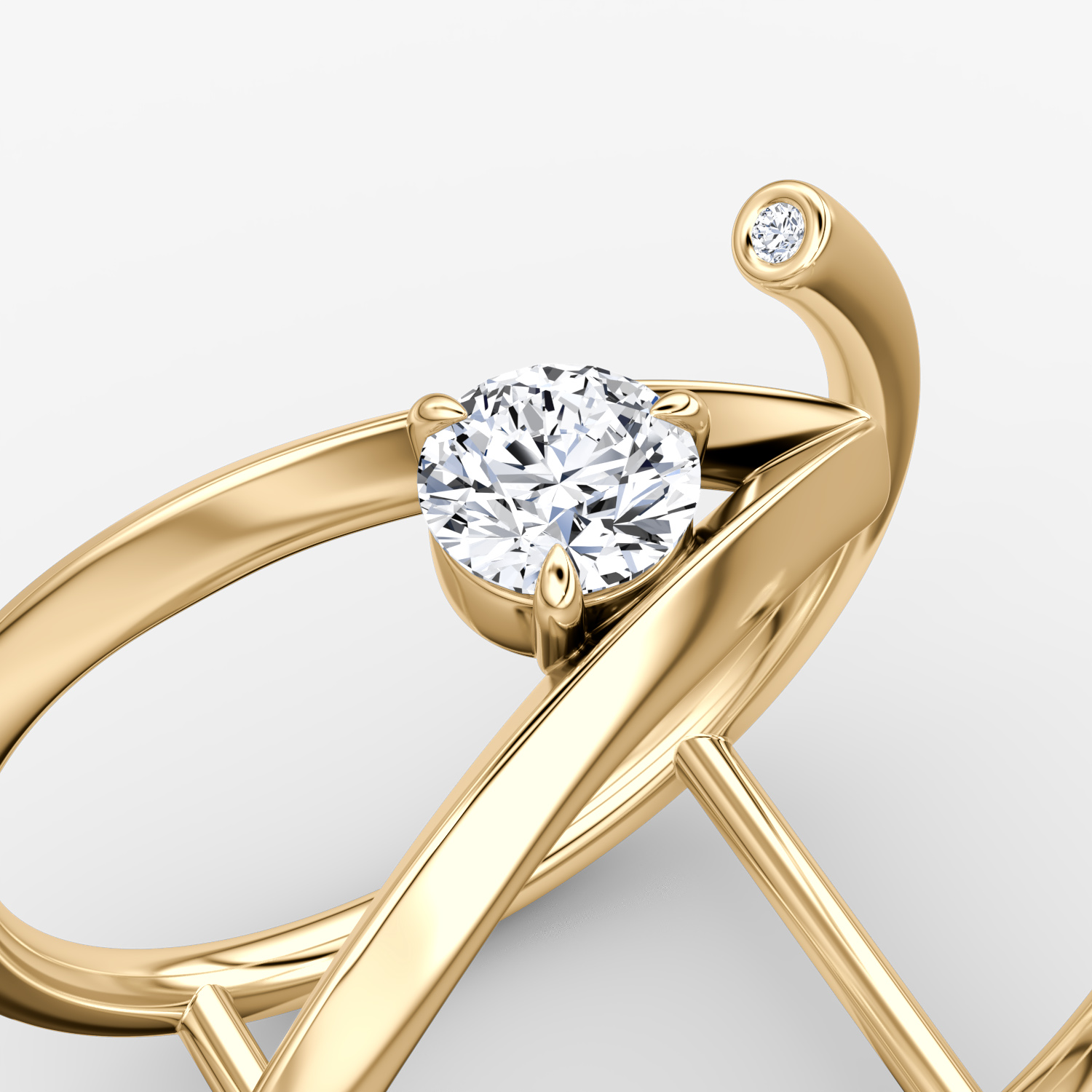 V Collection Open Cuff Ring - thumbnail 9