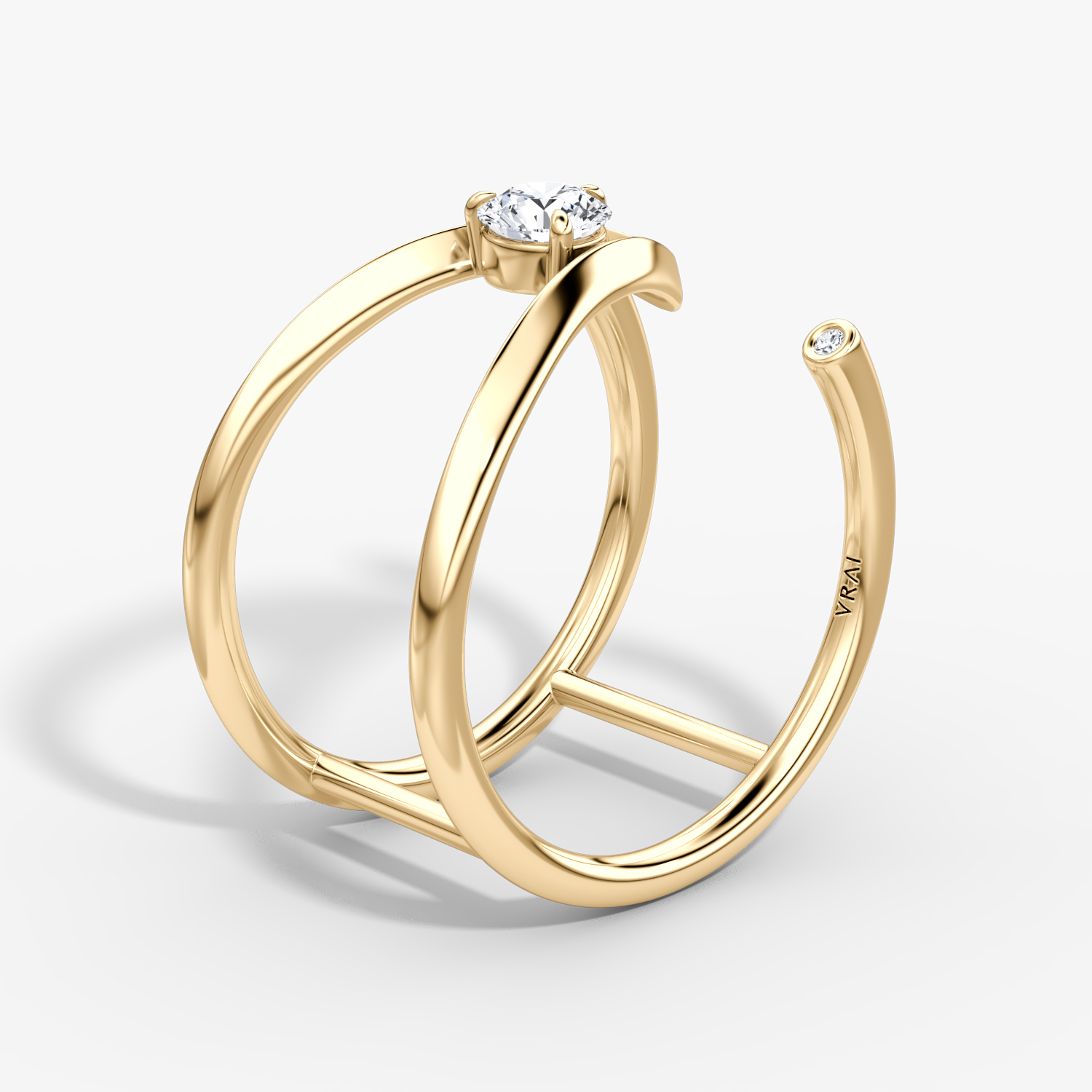 V Collection Open Cuff Ring - thumbnail 8