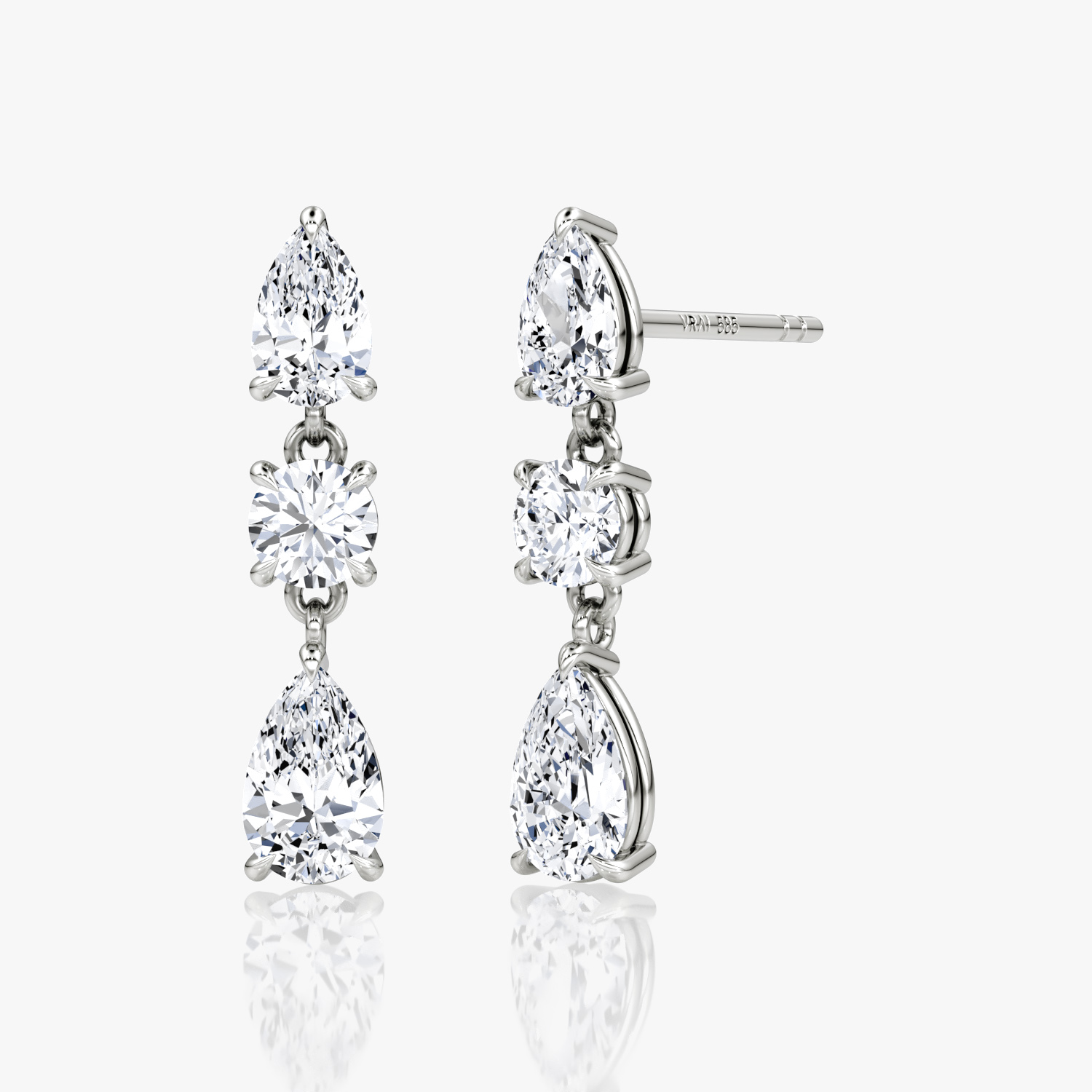 【threetimes】 Dew drop earring /追跡付 Dewdrops Of Style Set Featuring A Pair Of Sterling Silver