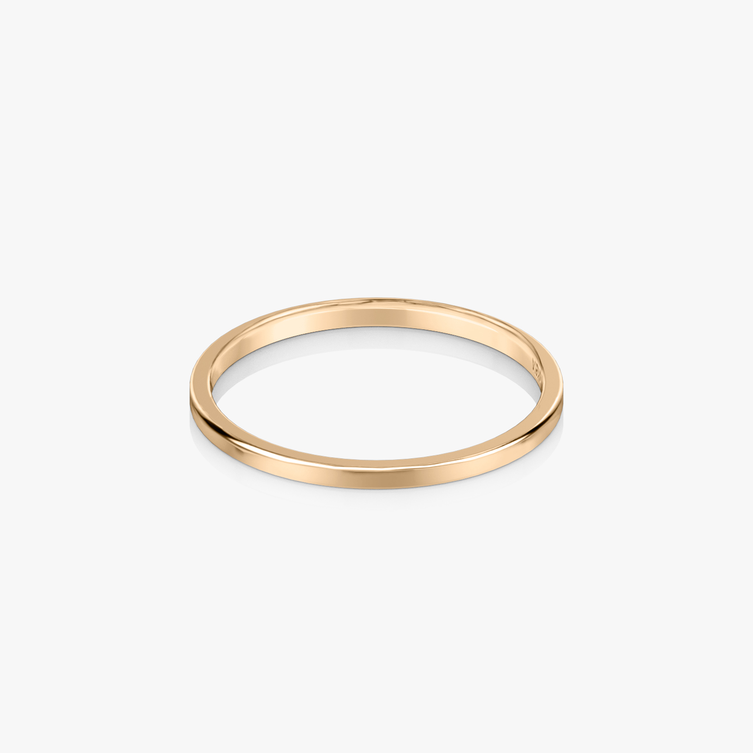 Flat Wedding Band