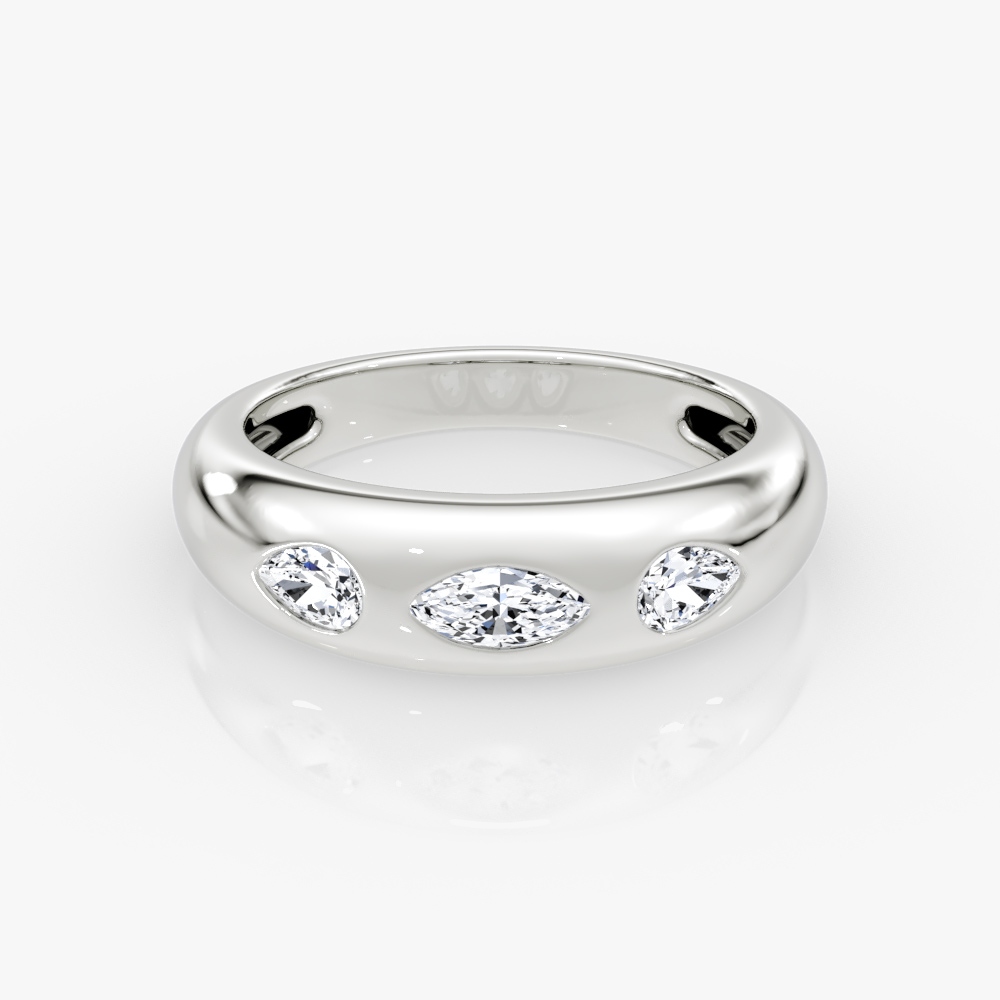 Mixed Shape Dome Band