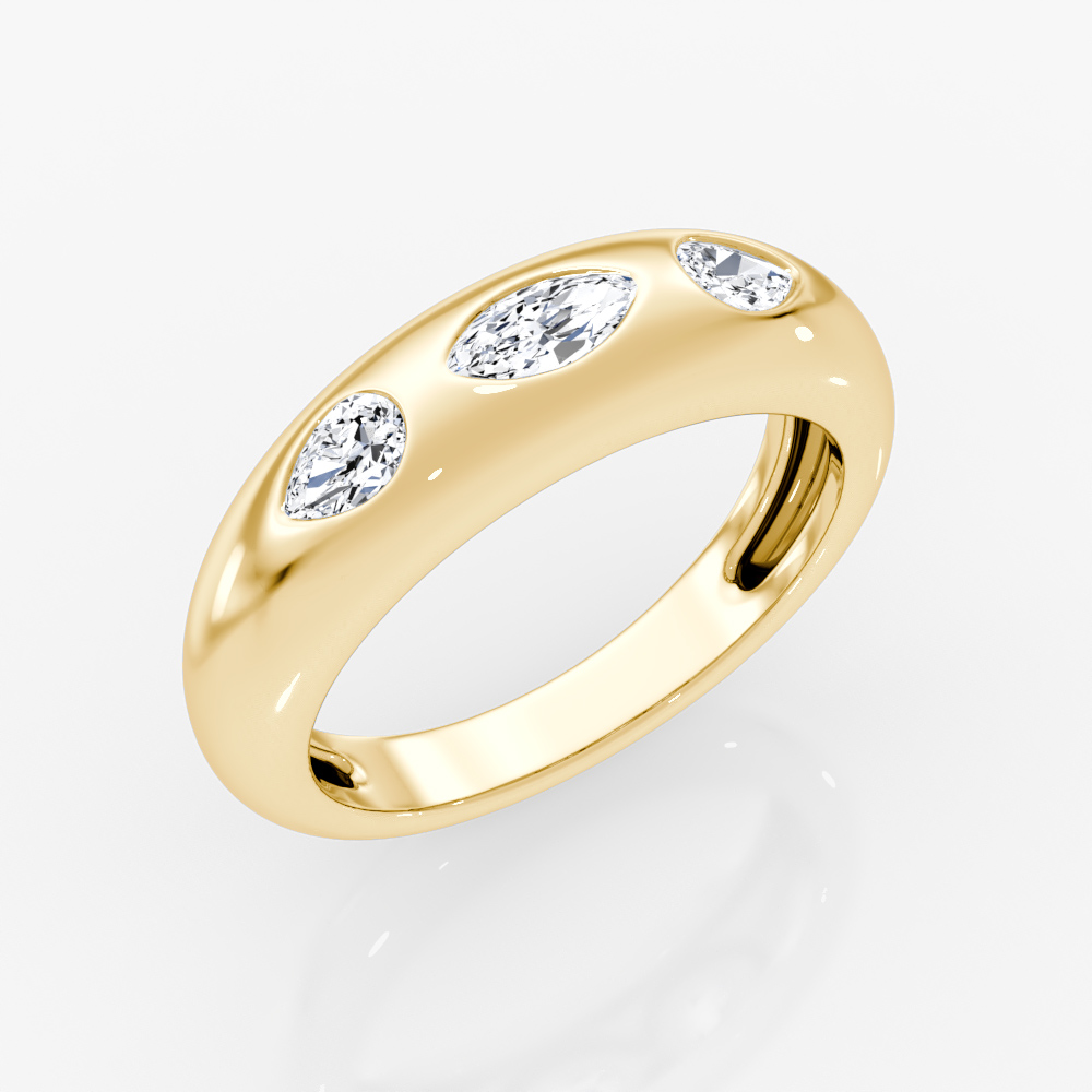 Mixed Shape Dome Band - thumbnail 7