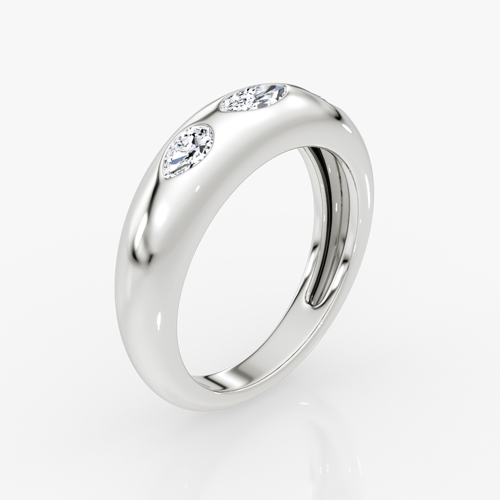 Mixed Shape Dome Band - thumbnail 3