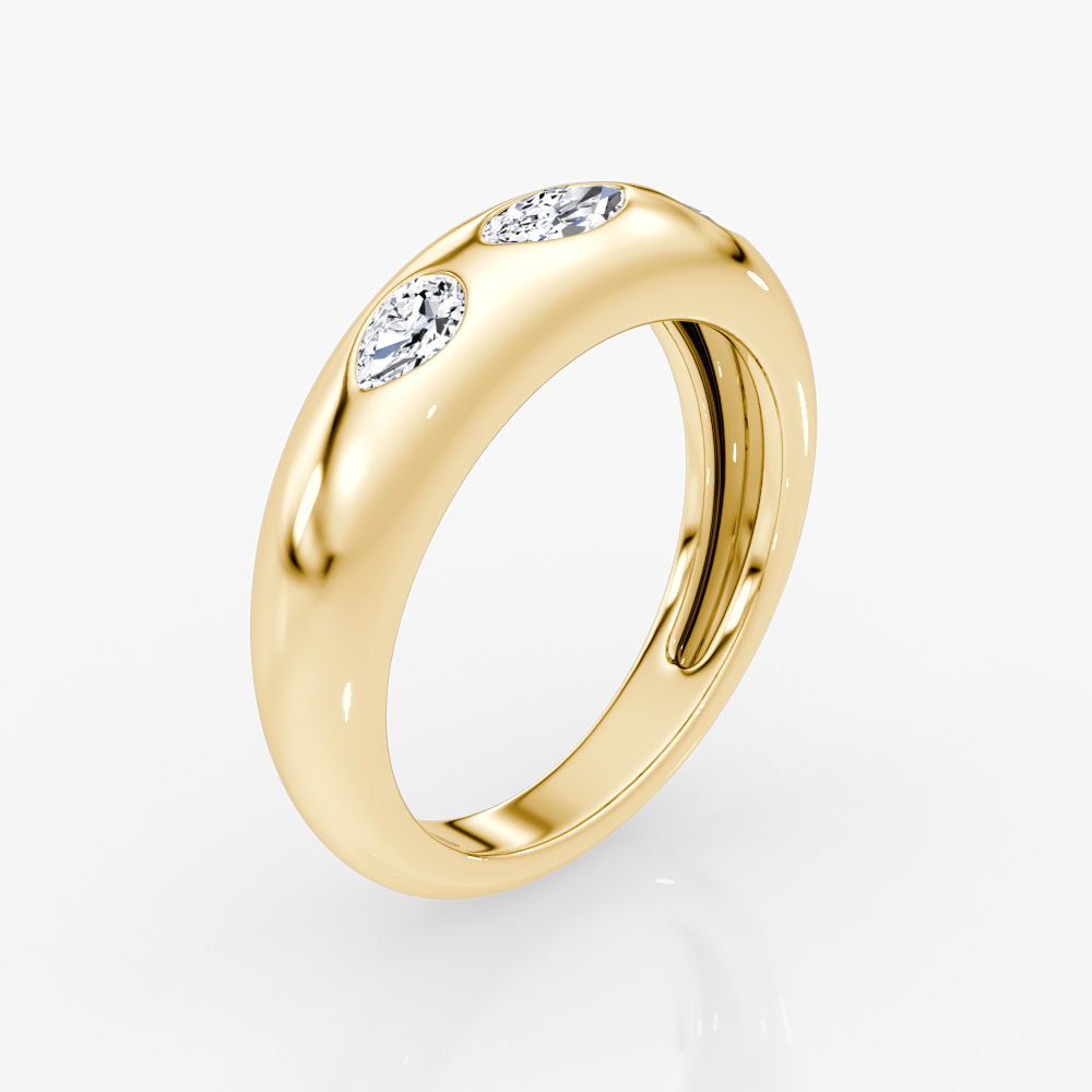 Mixed Shape Dome Band - thumbnail 8