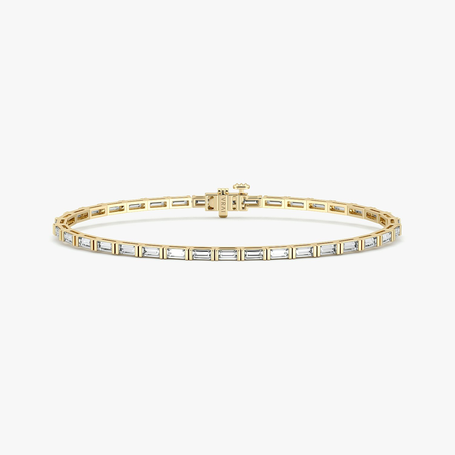 VRAI Baguette Tennis Bracelets | 14k Yellow Gold