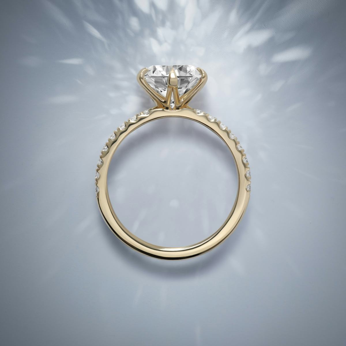 Shop Regulus cut engagement rings VRAI Created Diamonds VRAI