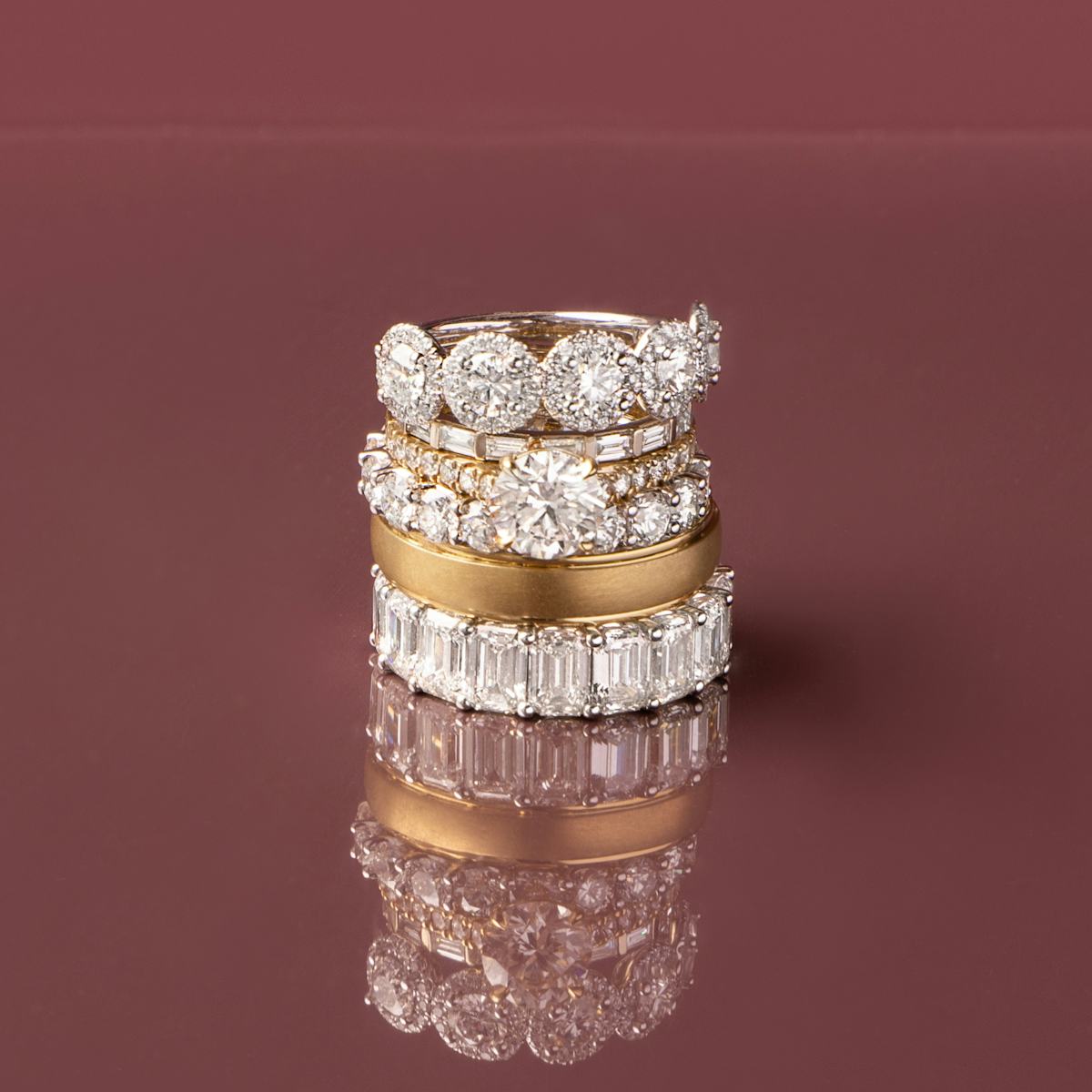 Wedding bands From an Unmatched Origin VRAI