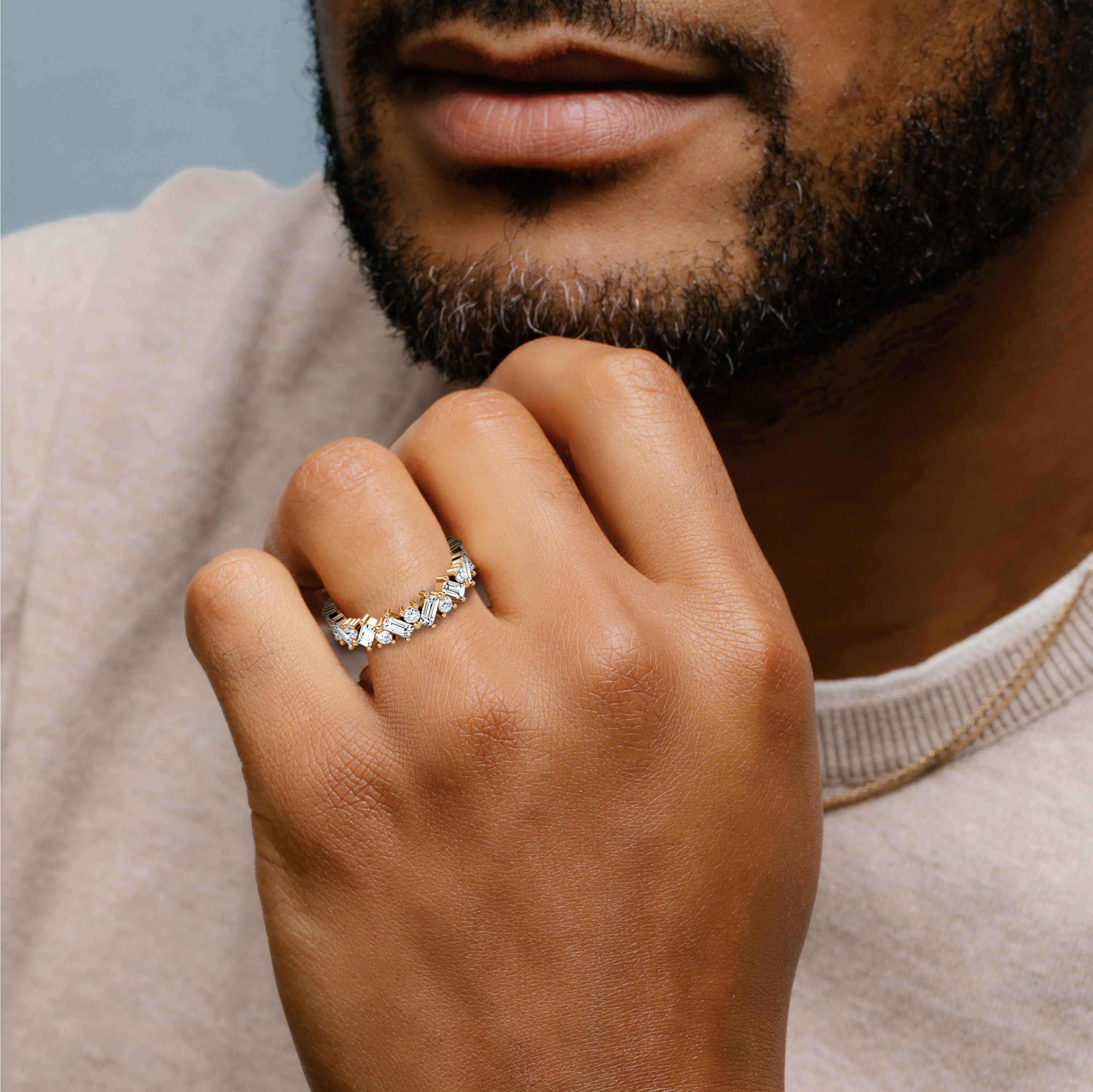 Mixed Shape Eternity Band - thumbnail 3