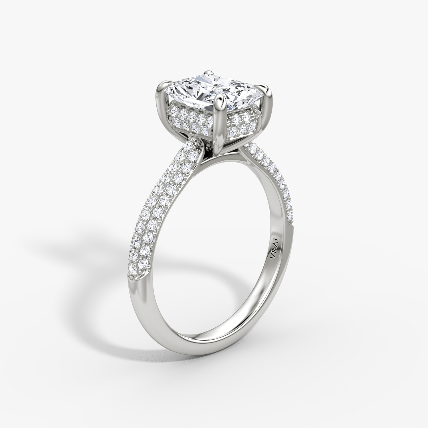 Regal Pavé Dome Ring