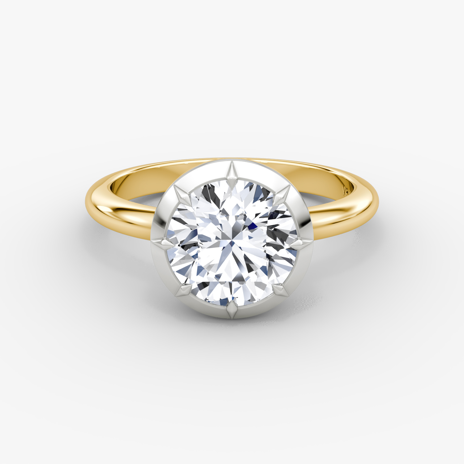 Georgian Round Brilliant Engagement Ring