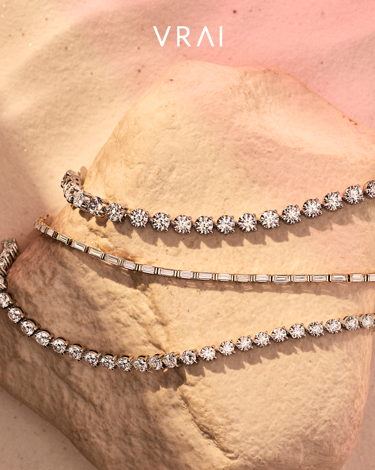 Discover fine jewelry with VRAI created diamonds that moves with you wherever you may go.