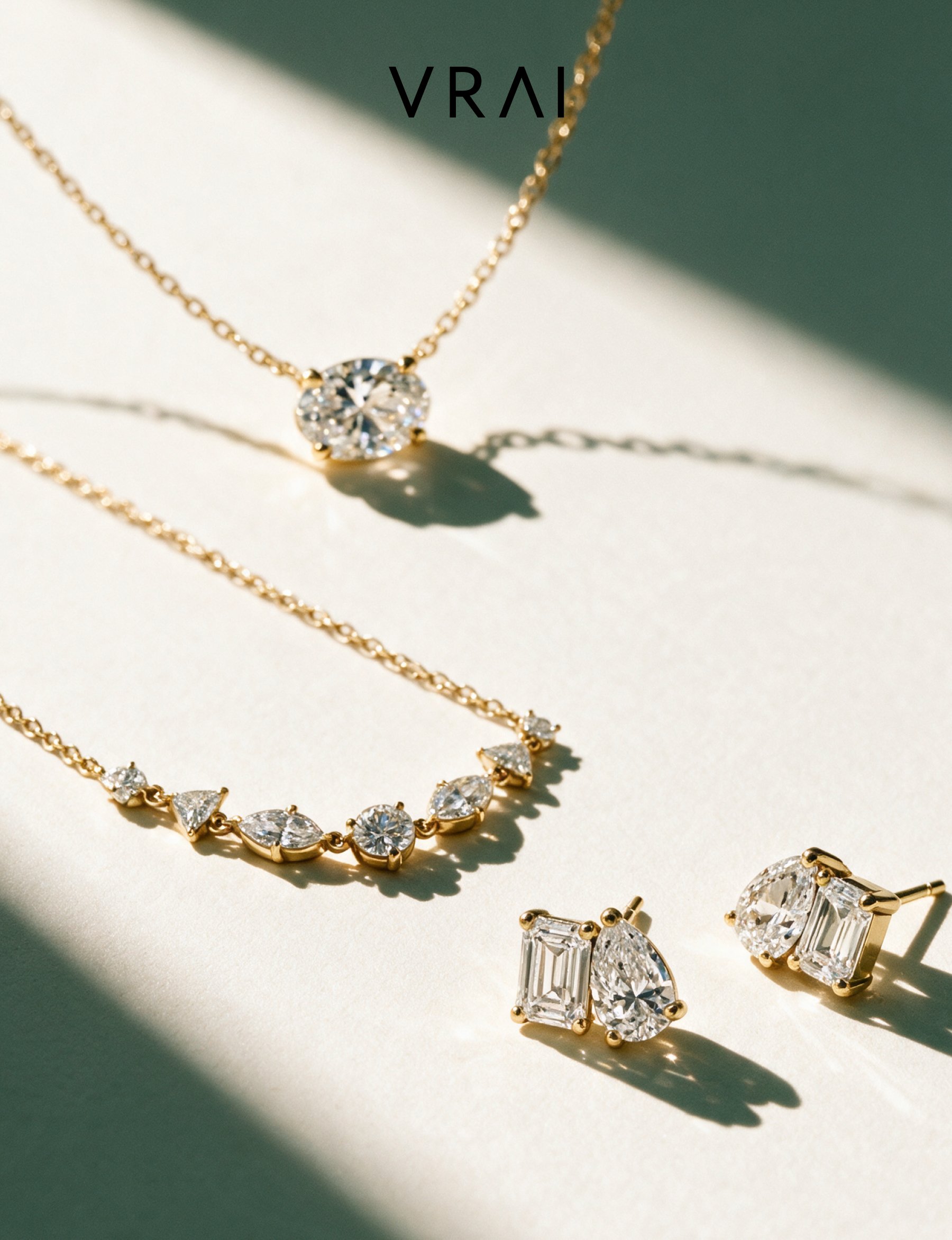 Holiday fine jewelry with VRAI created diamonds