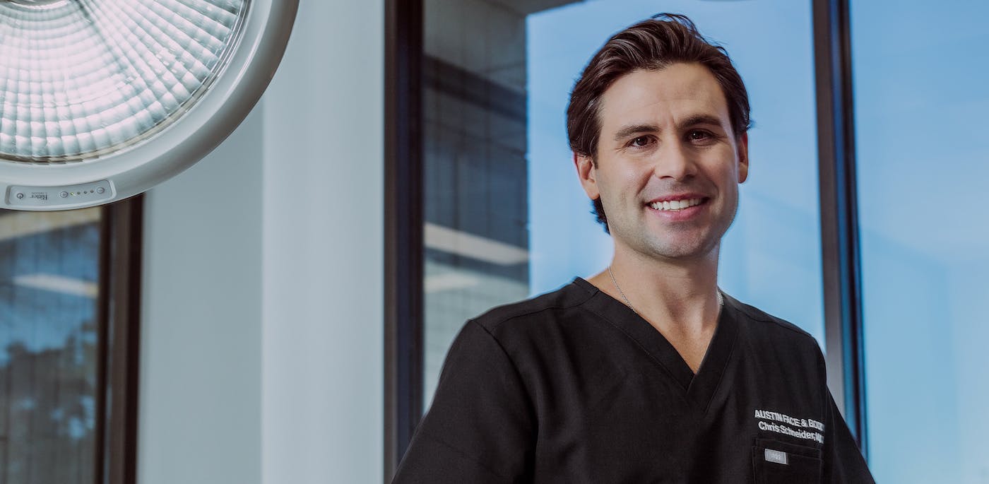 Dr. Chris Schneider smiling