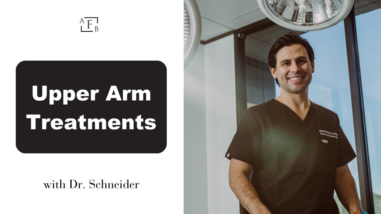 doctor talking about arm treatments