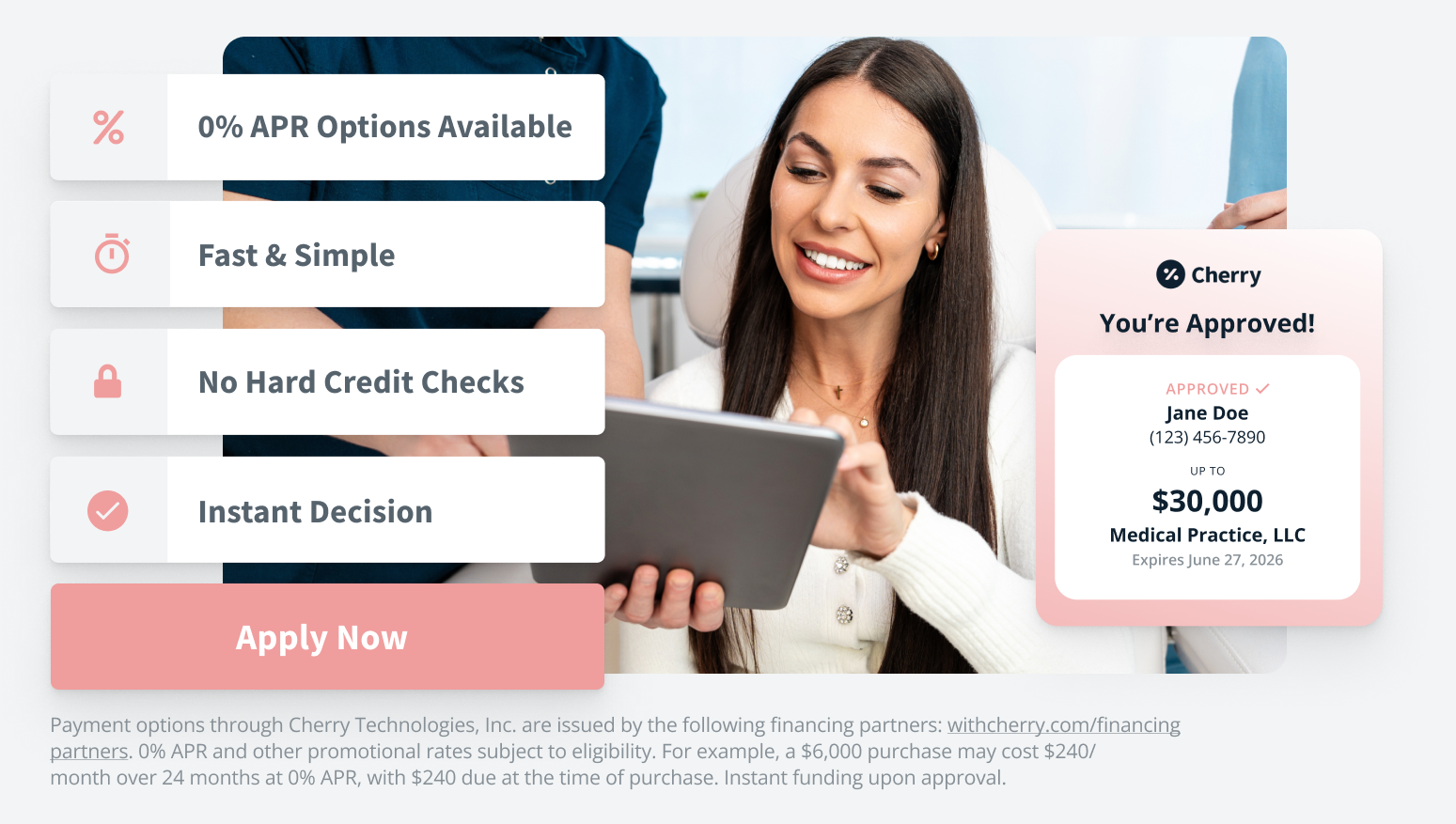 Cherry Financing banner