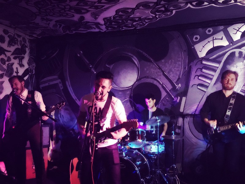 concert Cat Rodeo at La Comedia in 2020