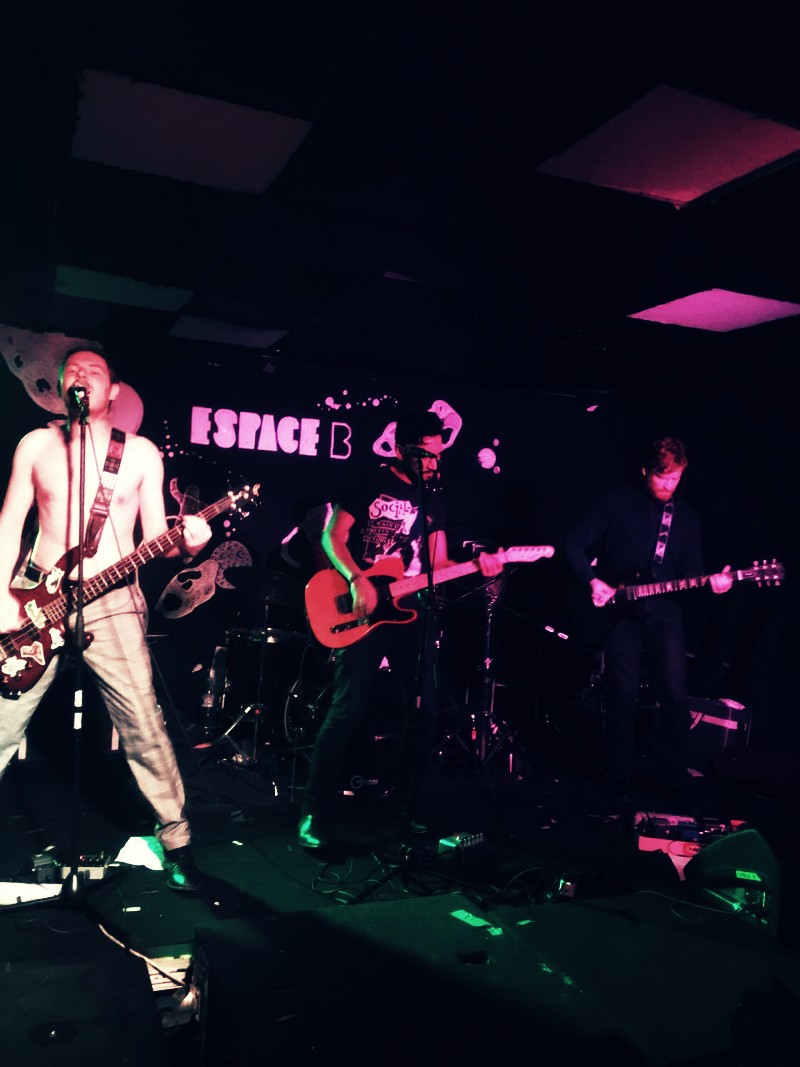 first concert Cat Rodeo at Espace B in november 2019