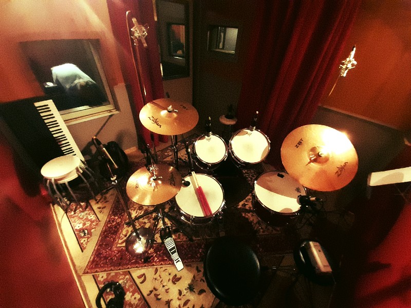 drum recording at Acouzik studio