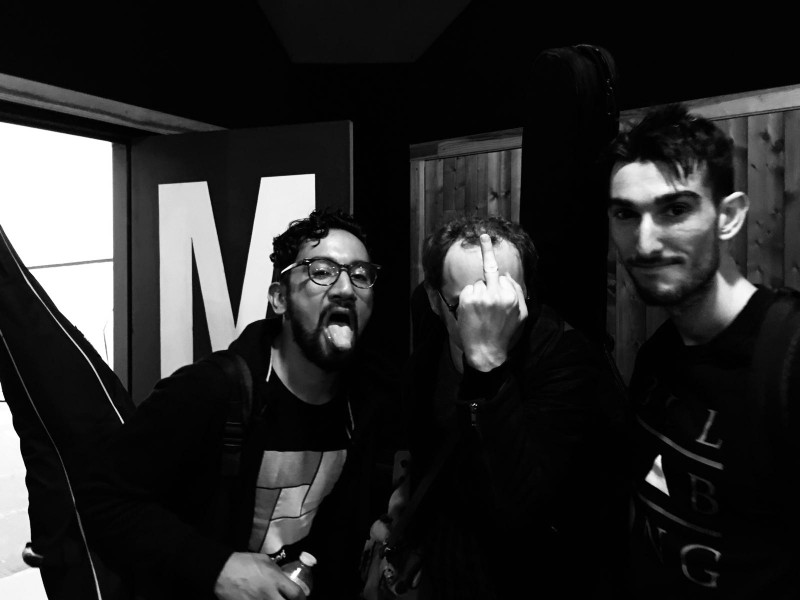 Cat Rodeo rock band at Mains d'oeuvres studio