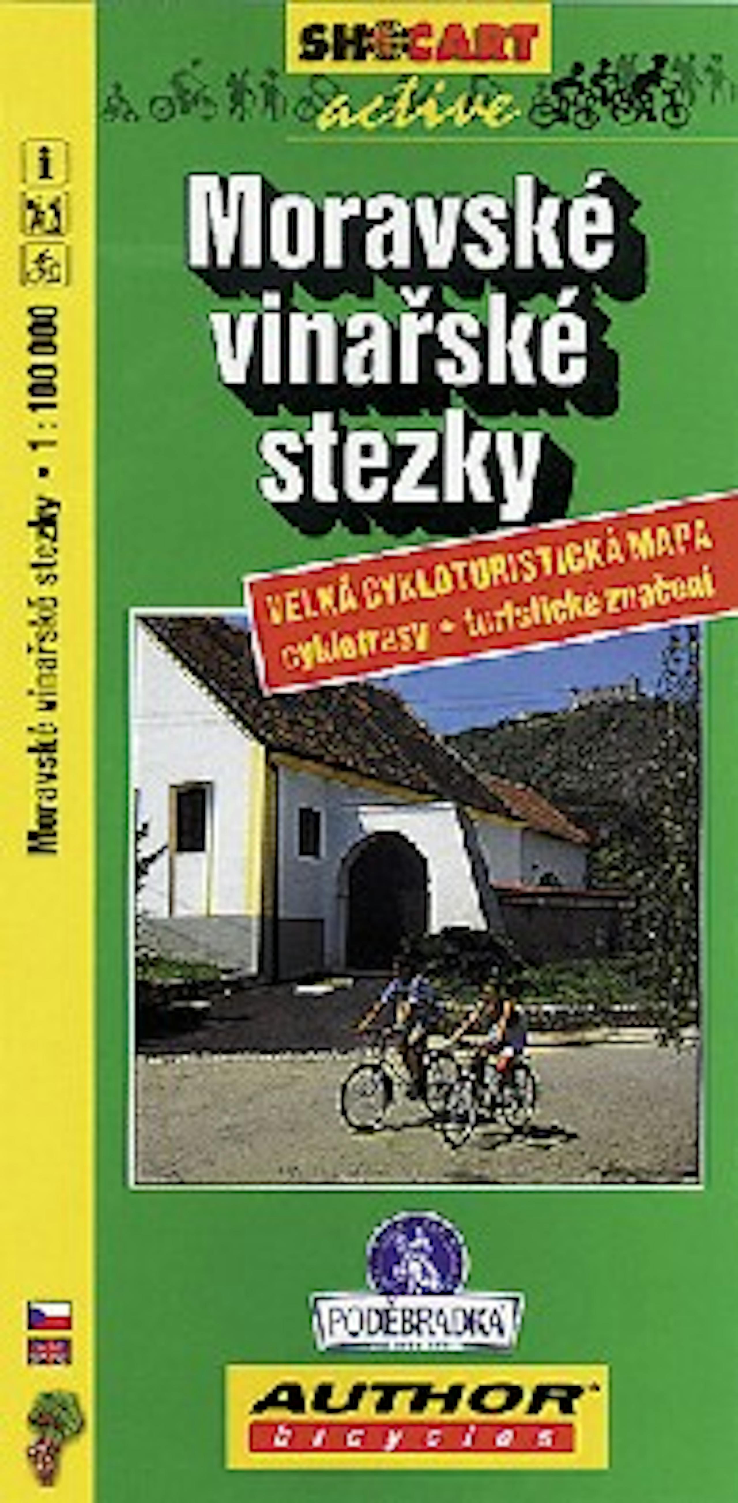 Mapa cykloturistická - Moravské vinařské stezky