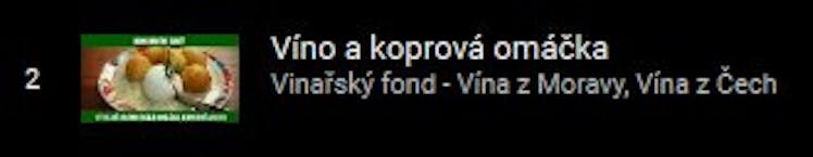 Víno a koprová omáčka 