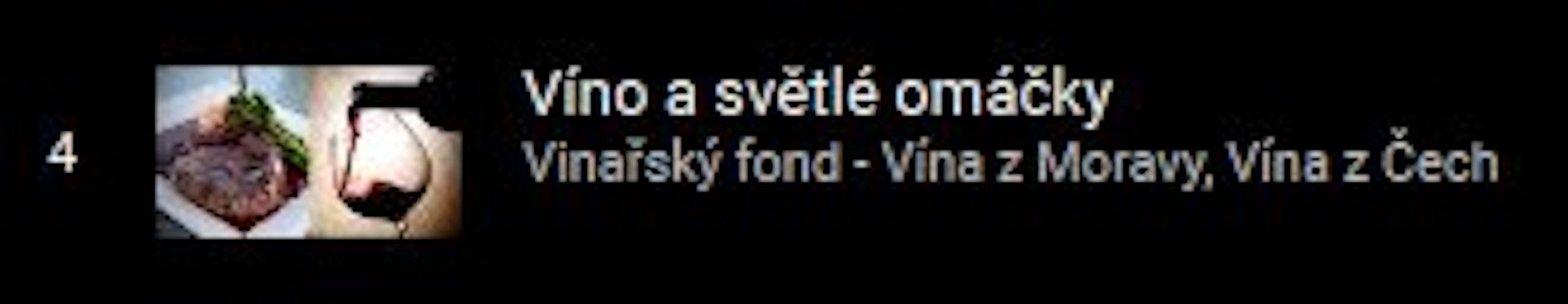 Víno a světlé omáčky 